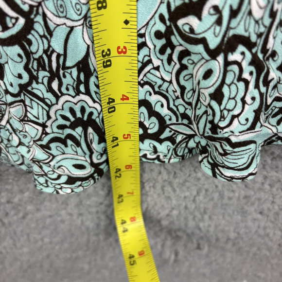 Y2k Dress Sz 4 Paisley Coquette Feminine Dainty Floral Empire Waist Loralei VTG - Picture 9 of 12